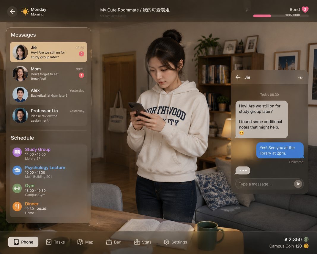 我的可爱表姐 操作界面 玩法截图 7